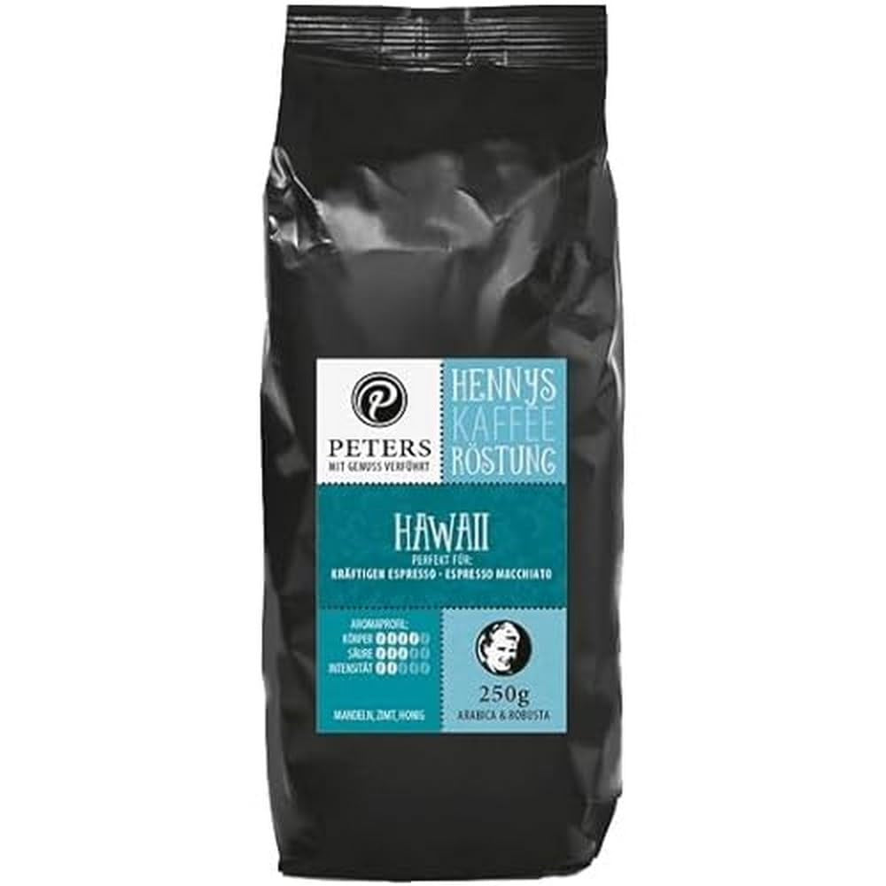 Peters, grains de café Arabica, idéal pour les machines entièrement automatiques Naty Shop Coffee 1 Kg épicé