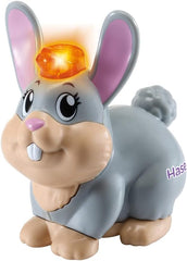 Vtech Tip Tap Baby Animals - Lapin - Jouet interactif avec lumière et musique pour un jeu de rôle imaginatif - Pour bébés de 1 à 5 ans Naty Shop Titre par défaut