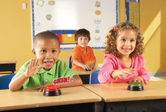 Learning Resources Light & Sound Buzzer jeux éducatifs à partir de 3 ans Jouet de questions pour enfants avec 4 sons différents pour les soirées de jeux et les salles de classe Jouets Bebe Naty Shop