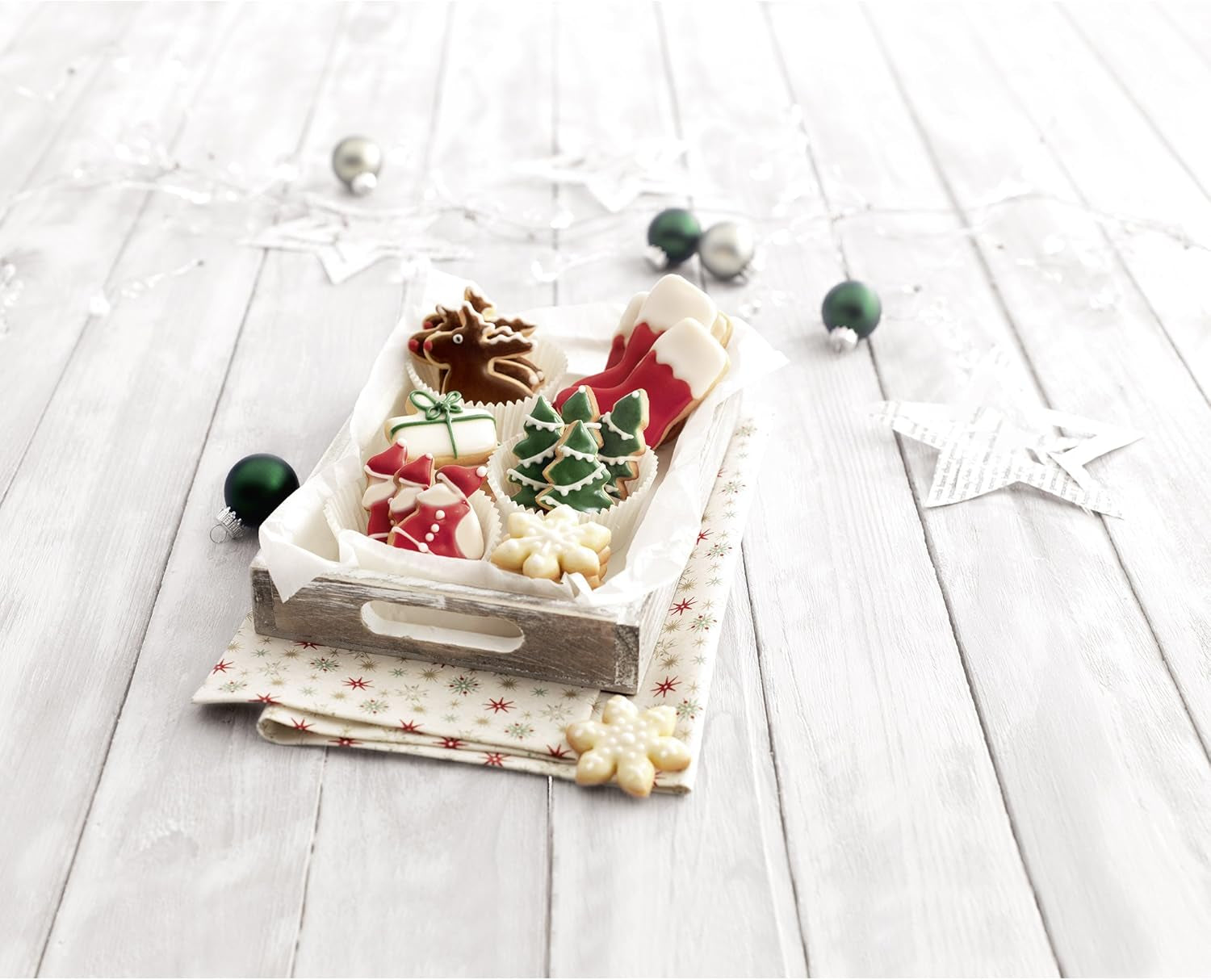 Emporte-pièce Linzer original avec éjecteur, emporte-pièce avec trou de 5 cm, emporte-pièce de Noël, biscuits, biscuits et moule à fondant