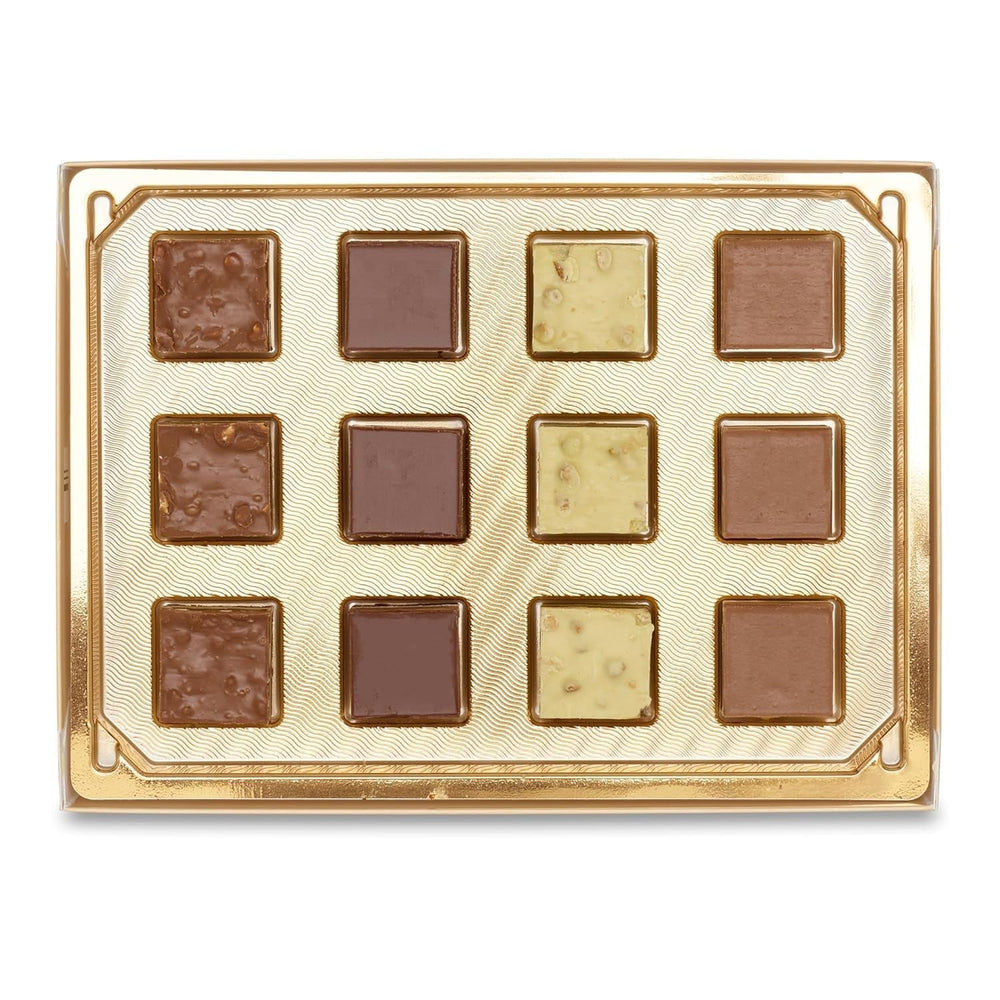 Lindt, Coffret Praliné de 12 Spécialités de Pain d'Épices aux Amandes, Noisettes et Pistaches, 125 grammes Naty Shop