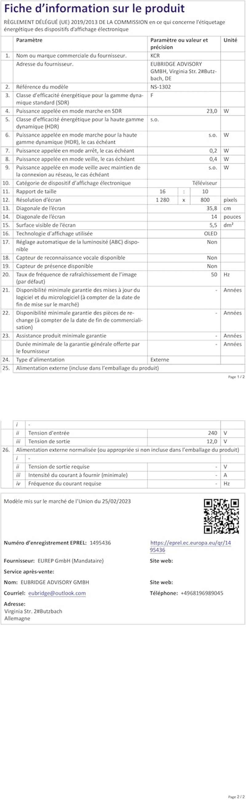 Televizor LED HD de 14 inch, televizor mic cu intrare HDMI, tuner digital încorporat/HDMI/USB/DC-12IN pentru dormitor, bucătărie, rulotă – telecomandă inclusă