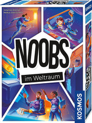 Kosmos 683771 Noobs - In Space, Master Space Missions Together, Jeu de cartes communicatif amusant, 3 à 5 joueurs, à partir de 10 ans, Jeu de fête, Jeu de voyage, Souvenir, Petit cadeau