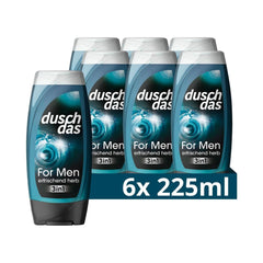 Duschdas Gel douche pour hommes, 6 x 225 ml Douche et bain Naty Shop 6 pièces x 225 ml