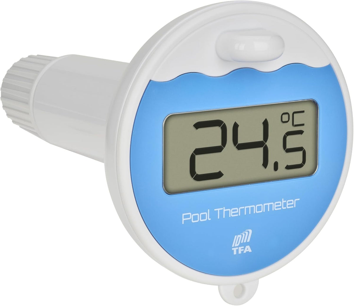 Transmițător de piscină TFA Dostmann TFA-ID ID-A5 Pool, 30.3907.02, compatibil cu sistemul TFA.me, compatibil WLAN, pentru monitorizarea online a piscinelor, iazurilor, băilor cu gheață, de la distanță, măsurarea temperaturii apei, 868 MHz, alb