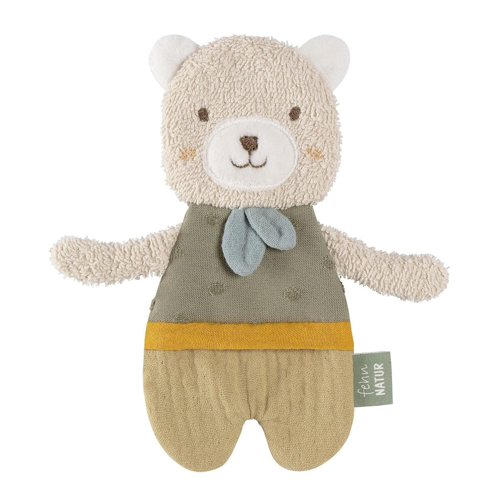 Fehn Poisson crépitant - Jouet à attraper et à jouer pour bébés - Jouet animal à attraper pour bébés - Jouet d'activité motrice et jouet crépitant pour bébés et tout-petits à partir de 0 mois Bebe Naty Shop Toys Bear Nature