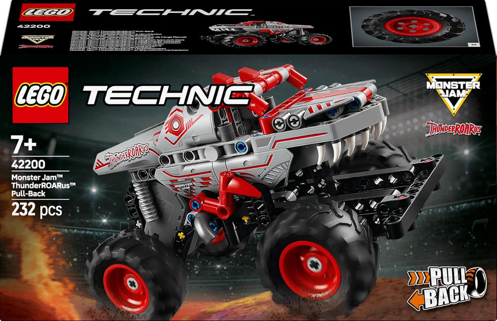 LEGO Technic Monster Jam Thunderroarus Jouet rétractable Monster Truck Jouet de construction pour enfants Cadeau pour garçons et filles à partir de 7 ans 42200 Ensembles de construction Besuche den LEGO-Store
