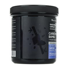 Thader Pharma Masque Capillaire Équilibrant au Charbon de Bambou et Acide Hyaluronique - Idéal pour racines grasses et pointes sèches, 700 ml Naty Shop Hair Mask