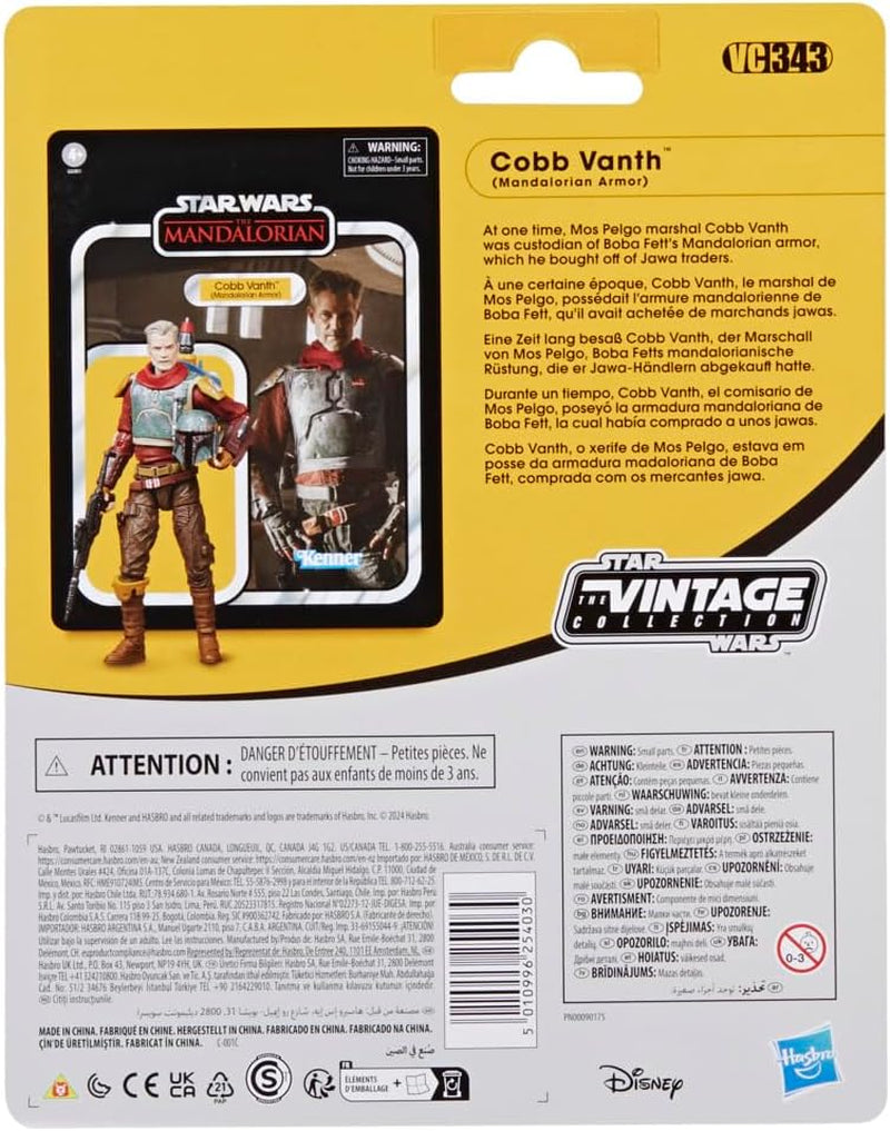 Star Wars Vintage Collection Cobb Vanth (Armure Mandalorian), Figurine Deluxe Zu Mandalorian, Échelle 9,5 cm Figurines Naty Shop