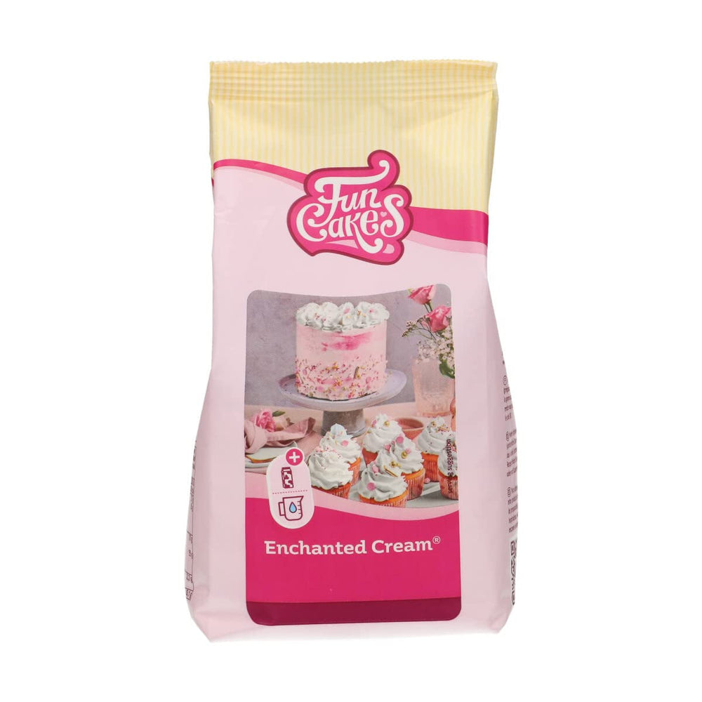 Funcakes Mix Für Enchanted Cream® : Einfach Zu Berübenende, Sehr Leichte Und Fauschige Schneeweiße Creme, Perfekt Zum Füllen Und Abdecken Von Kuchen Ouer Als Belag Für Cupcakes, Halal., 900 G Mélange pour la pâtisserie et la cuisson Naty Shop 450 G Vanille