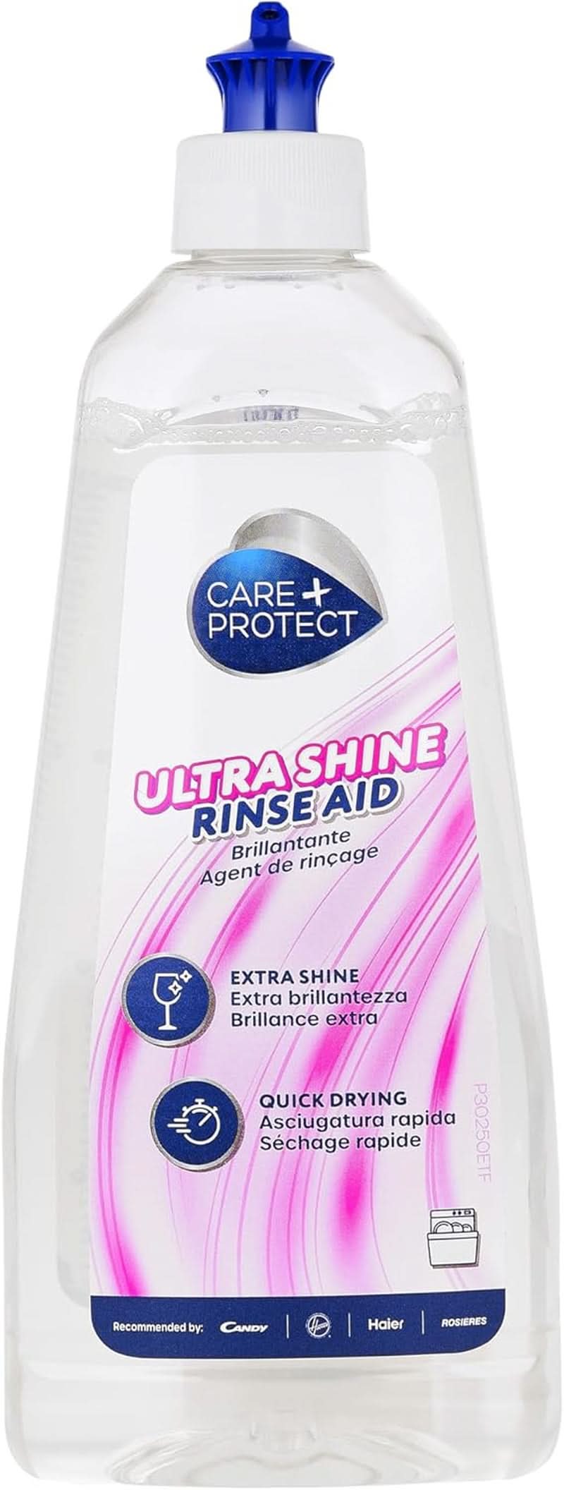 CARE + PROTECT- Extra Shine Universal Rinse Aid pentru mașini de spălat vase / Pentru toate mașinile de spălat vase / Uscare rapidă / 500 ml Detergenti Bucatarie Naty Shop Produs universal de clătire