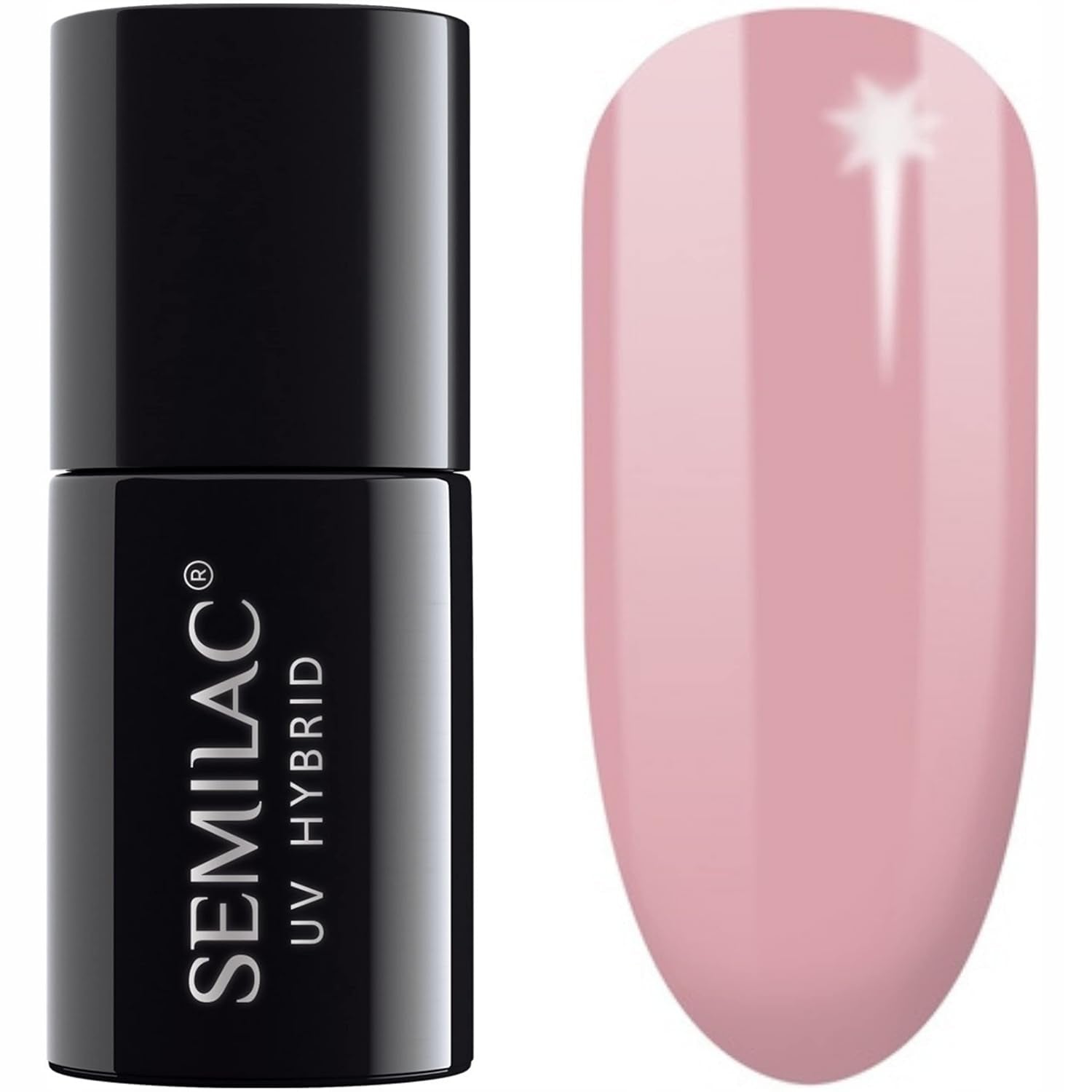 Semilac UV Nagellack Hybrid 404 Muffin aux haricots noirs 7 ml Kollektion Tastes of Fall