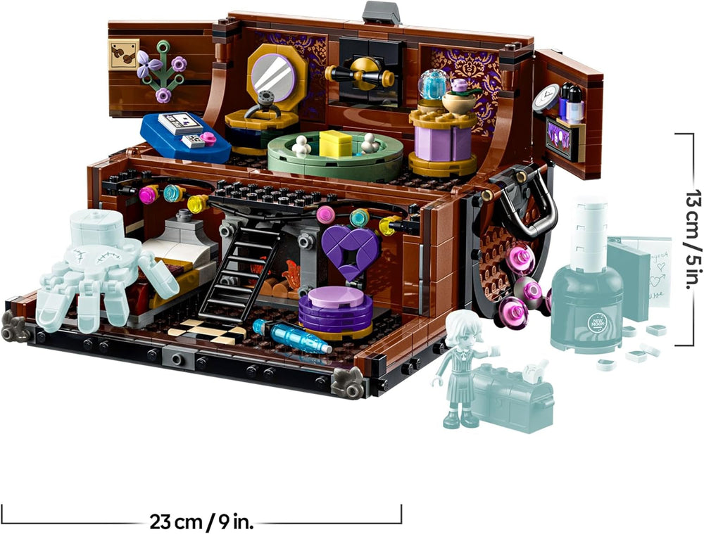 LEGO Wednesday - Die Wohnung des Eiskalten Händchens - Spielzeug zum Bauen mit Enid Minifigur, Händchen Figur & Zubehör - Spielset Geschenk für Mädchen, Jungen & Serienfans ab 12 Jahren - 76785