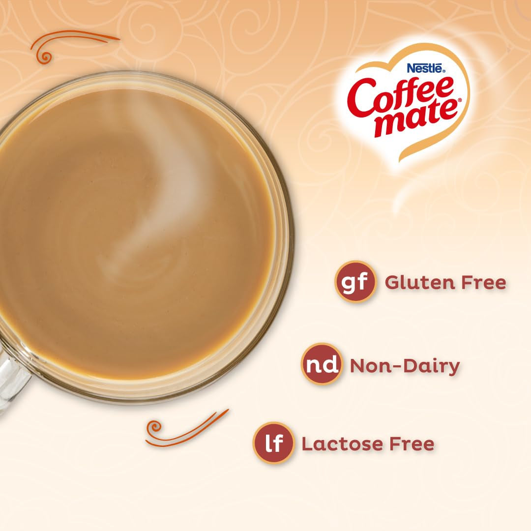 Coffee-Mate Vanille Caramel, Crème à café en poudre sans sucre, Kaffeesahne Pulver - Vanille Karamell - OHNE ZUCKER ! des États-Unis