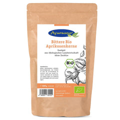 Ayursana Bittere Aprikosenkerne 500G - Saatgut - Sehr Hoher Amygdalin-Anteil - Schadstoffgeprüft Im Deutschen Labor - Bio-Qualität