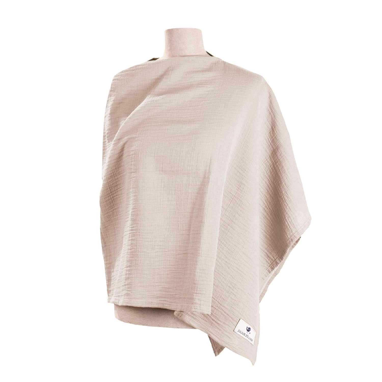 Blouse d'allaitement Julius Zöllner en mousseline 100% coton, OEKO-TEX STANDARD 100, Made in Germany Accessoires Alimentation et Allaitement Bebe Naty Shop Sable
