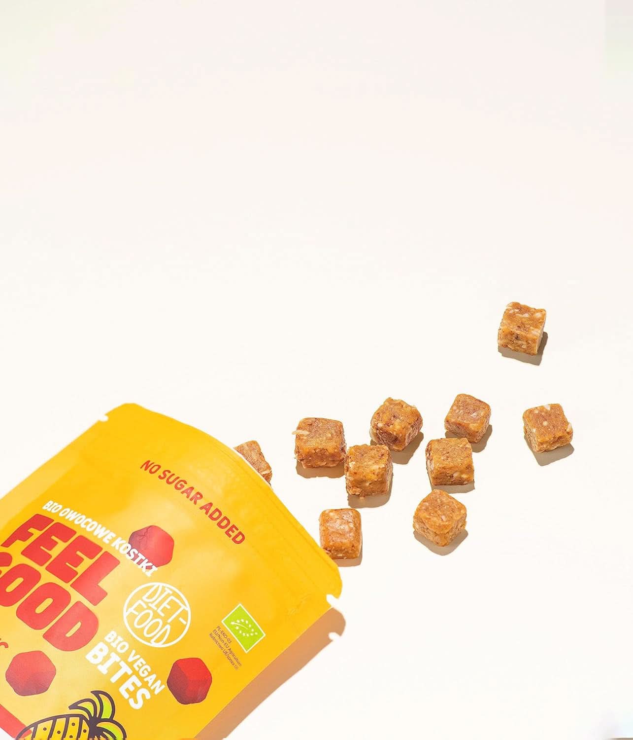 Cubes de fruits bio, 100% fruits, 120 grammes de produits déshydratés Naty Shop