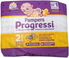 Scutece Pampers Progressi Maxi + 500 puncte suplimentare de îmbrățișare, mărimea 4 (7 – 18 kg), 126 scutece (mărime standard)