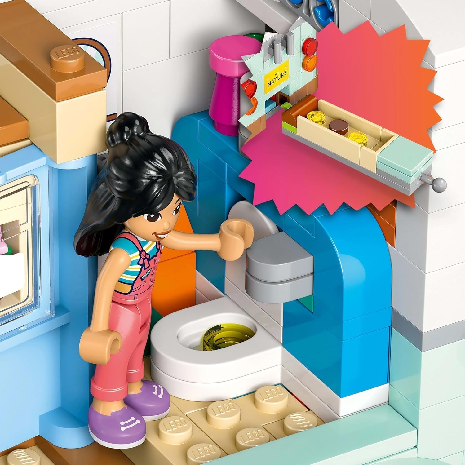 LEGO Friends Caravan, jeu de construction de rôle avec une caravane jouet, cadeau pour les filles à partir de 7 ans, jeu créatif avec 3 figurines et figurine d'animal furet 42663 Jeux de construction Besuche den LEGO-Store