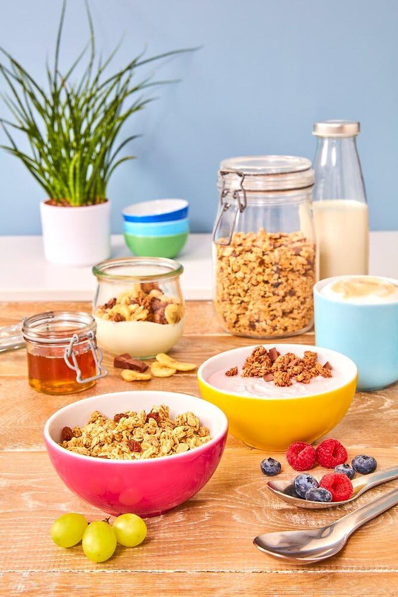 Dr. Oetker Vitalis Crunchy Flakes : Muesli croquant avec corn flakes et morceaux d'amandes, paquet de 5 (5 x 600g)