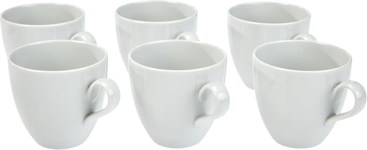 Alessi SG53/87 'Mami' Tasse à café ouverte 6 pièces en porcelaine blanche 8,0 cm