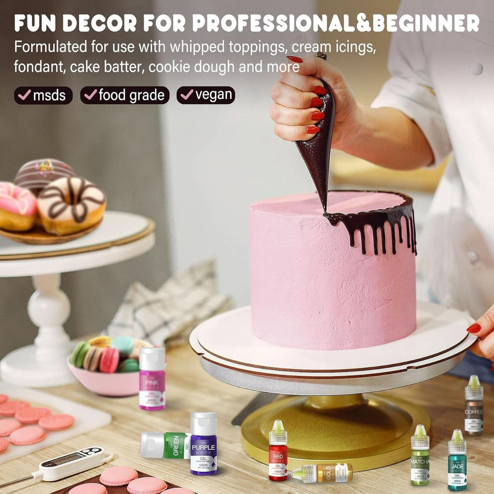 Colorant alimentaire en gel, contenants de 6 ml et 10 ml Naty Shop