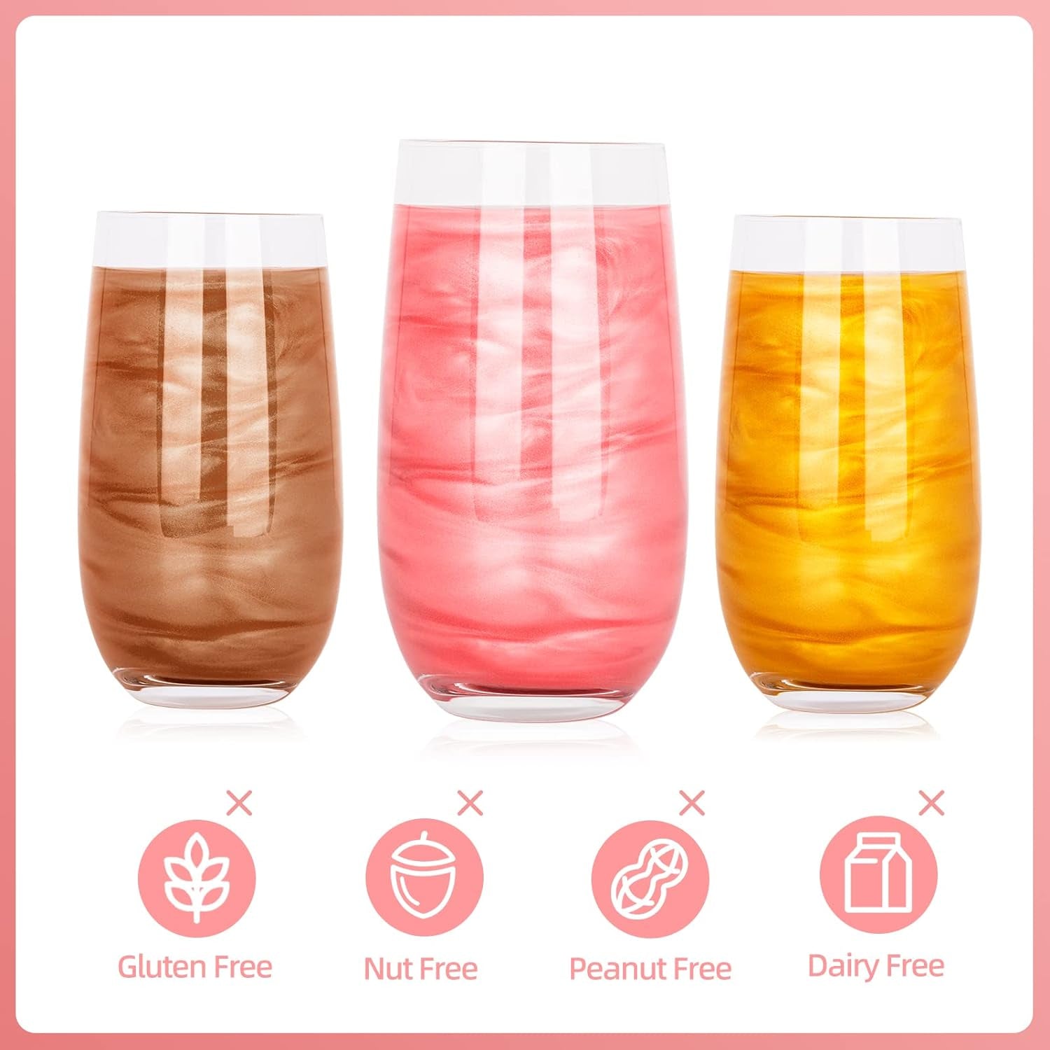 DecoRom, paillettes comestibles, poudre, 10 grammes Glitter Naty Shop