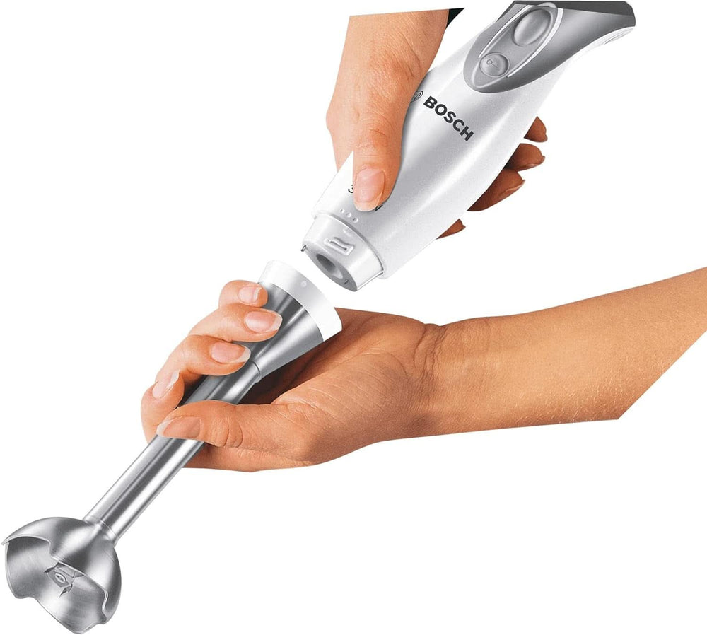 Haushaltsgeräte MSM6B500 Batteur sur socle, 350 W, Argent/Blanc Cuisine Naty Shop