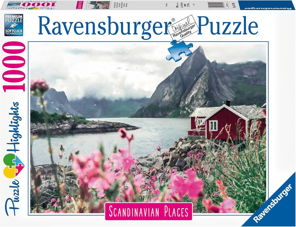 Ravensburger Puzzle Lieux Scandinaves 16740 - Reine, Lofoten, Norvège - Puzzle 1000 pièces pour adultes et enfants de plus de 14 ans Puzzle Naty Shop