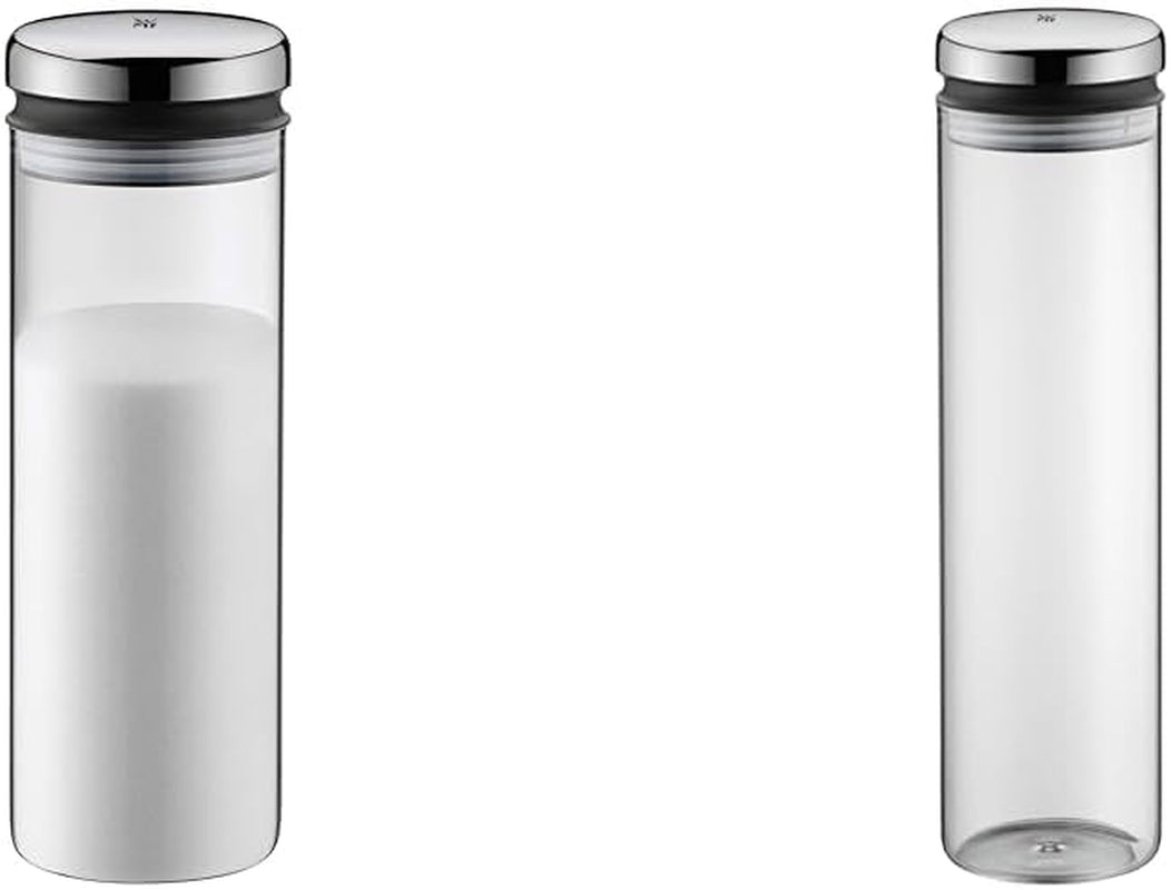 Pot de conservation en verre WMF Depot 1,5 L hauteur 28,5 cm Pot de conservation avec couvercle & Pot de conservation en verre Depot 2 L hauteur 36 cm Pot de conservation avec couvercle Boîtes de conservation des aliments Naty Shop 2L Pack de bocaux en verre