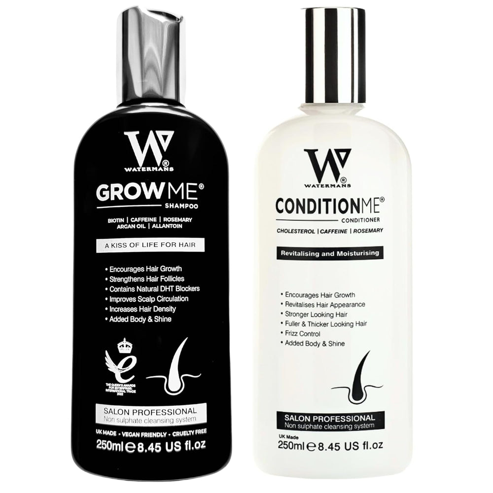 Shampooing pour la croissance des cheveux, revitalisant pour la croissance des cheveux Watermans, biotine, huile d'argan, allantoïne, romarin, niacinamide B3, protéine de lupin avec de nombreuses autres vitamines pour la croissance des cheveux. Soins capillaires Naty Shop Titre par défaut