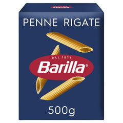 Pâtes Barilla Classic Penne Rigate Nr. 73 de blé dur de haute qualité, toujours al dente (1 x 500 g)