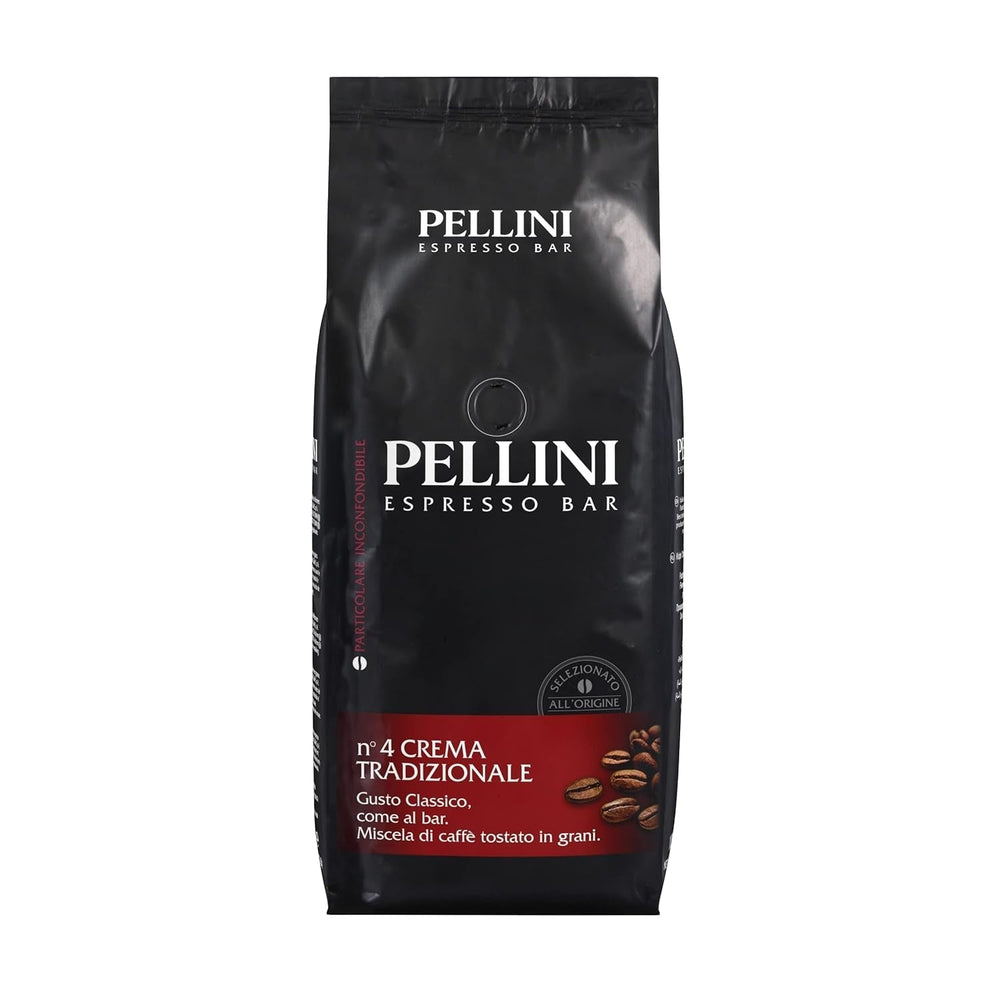 Pellini N.9 Cremoso, grains de café pour expresso 1Kg, mélange de café Arabica et Robusta Naty Shop N. Crema Tradizionale