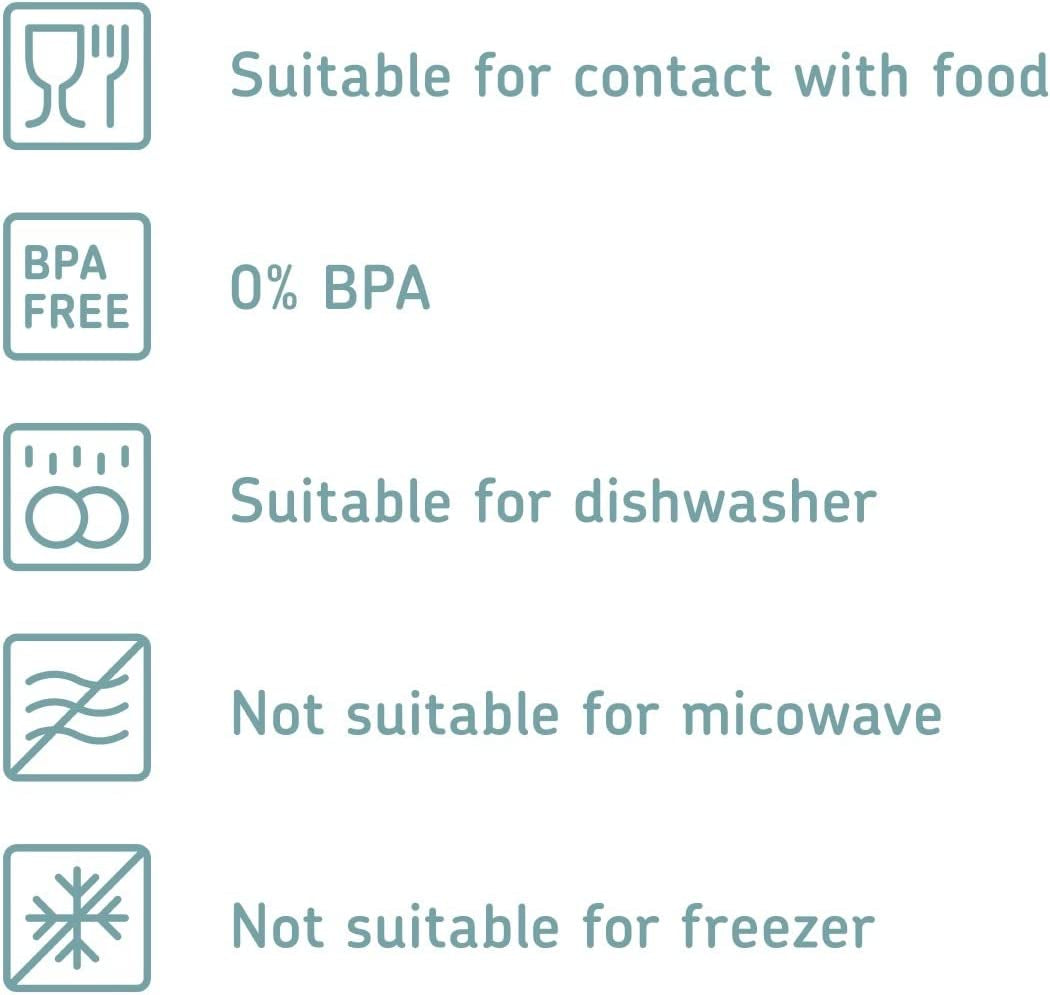 Mepal Lot de 9 Bocaux de Conservation avec Couvercles - Contenants Alimentaires Rectangulaires - Organisateur de Cuisine en Plastique - Contenants de Conservation Hermétique - 7 Bocaux de Conservation et 2 Bocaux de Conservation - Boites de Conservation Alimentaires Blanches Naty Shop