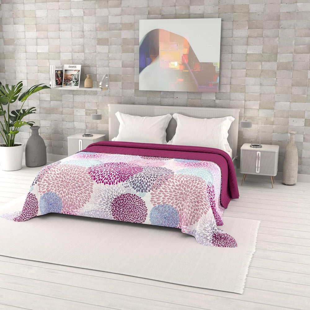 Couette d'été imprimée fantaisie, garnissage polyester, Pétales, 260X270Cm Couettes et quilts Naty Shop Soffioni 260X270Cm