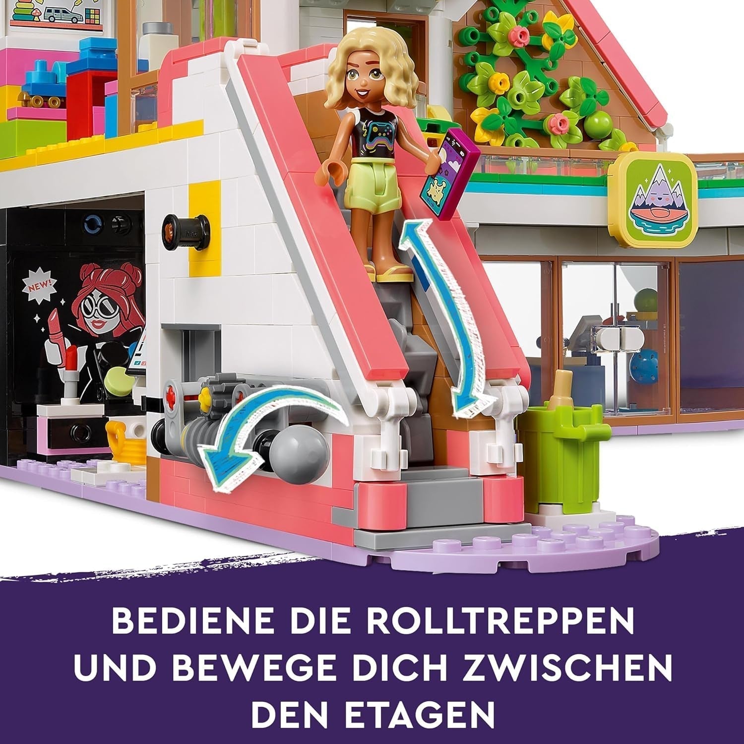 LEGO Store Friends Heartlake City Dollhouse Jouet pour filles et garçons Ensemble de figurines Favorise le développement socio-émotionnel Cadeau pour les enfants de 8 ans 42604 Ensembles de construction Besuche den LEGO-Store