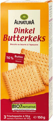 Biscuits au beurre d'épeautre bio, 150 g