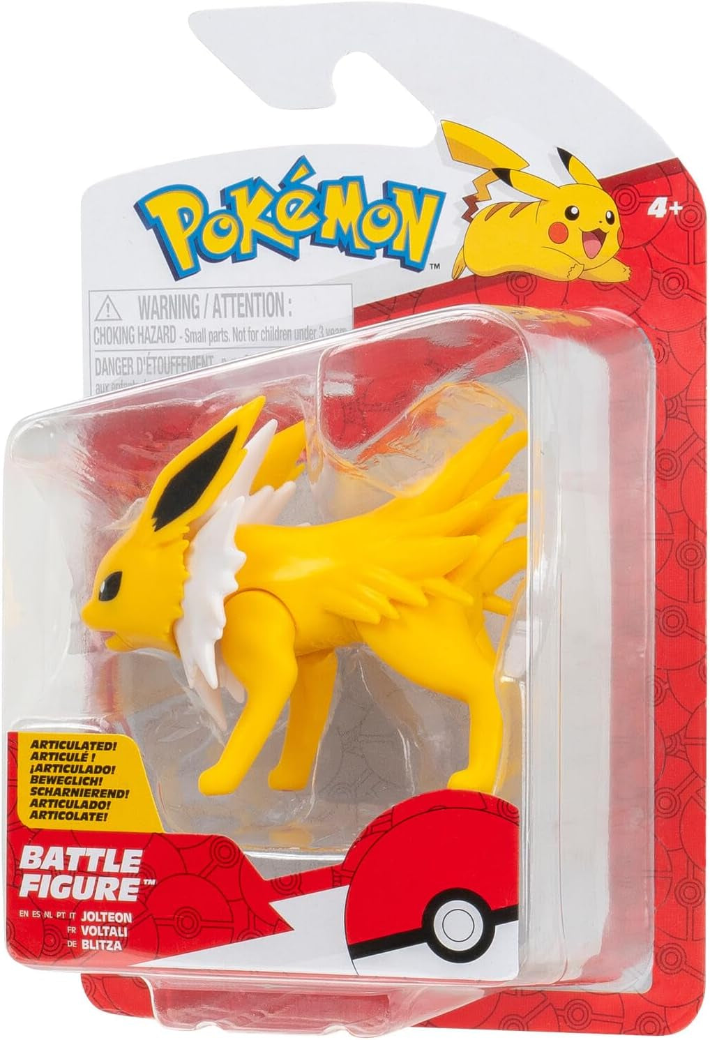 Pokémon PKW3574 - Battle Figure Pack - Blitza, Figurine officielle détaillée, 7,5 cm Figurines Naty Shop