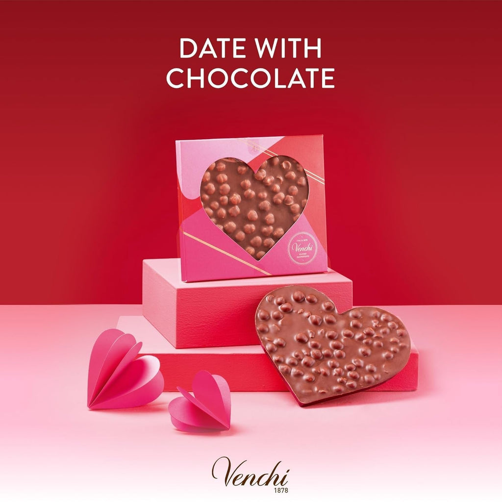 Venchi – Brutto&Buono, Ciocolata cu Lapte, Fara Gluten, Colectie de Ziua Indragostitilor, 300 grame Bomboane de Ciocolata Naty Shop
