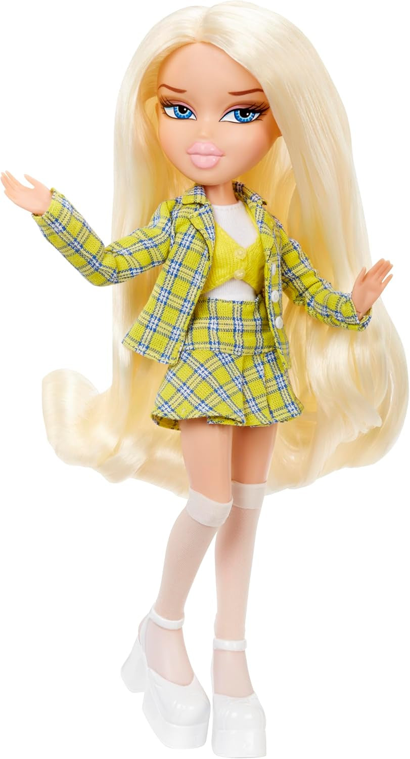 Bratz Clueless Cher Doll – Poupée de cinéma à collectionner avec de vraies tenues et accessoires