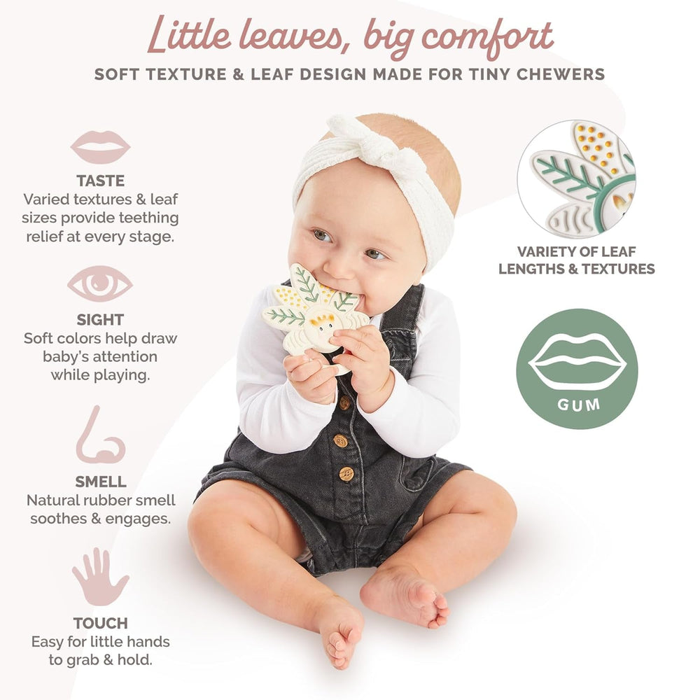 Sophie la girafe - Anneau de dentition aux mille feuilles Sophie la girafe - Jouet à mâcher - Caoutchouc - Textures variées - Pour bébé dès 0 mois