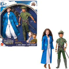 DISNEY Peter Pan & Wendy - Mobile avec tenues typiques et accessoires amovibles, pantalon en tissu doux, pour reconstituer ses scènes préférées ou jeu créatif, pour les enfants à partir de 3 ans, HNY36 Naty Shop Dolls Default Title