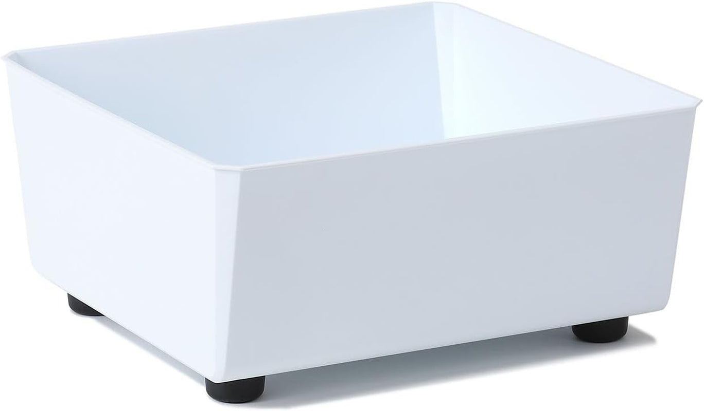 Jardinieră dreptunghiulară LAMELA cu picioare elegante – Ghiveci gri cu aspect de beton, fabricat din plastic robust, 37x17 cm, 6L – Rezistent la intemperii și ușor de curățat – Pentru interior și exterior