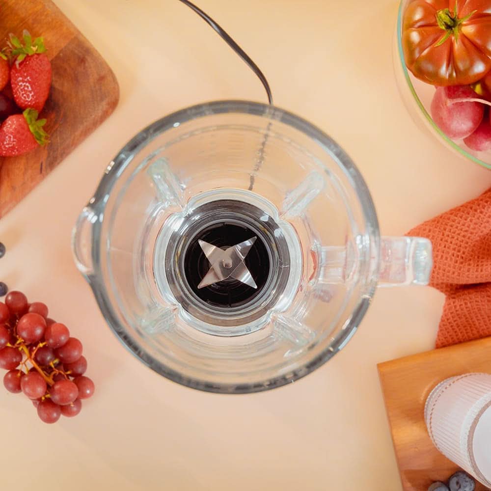 Cecotec Batteur Sur Socle Retro Retrotwist Vert. 800W Puissance Maximale, Fonction Pulse, 4 Cuillères Avec Titane Beschichtung Und 1L Krug, Design Vintage dans Grün Kitchen Naty Shop