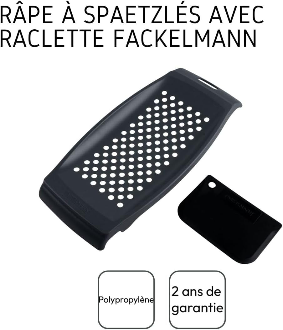 Râpe à spaetzle Fackelmann avec grattoir à pâte Éplucheur Naty Shop