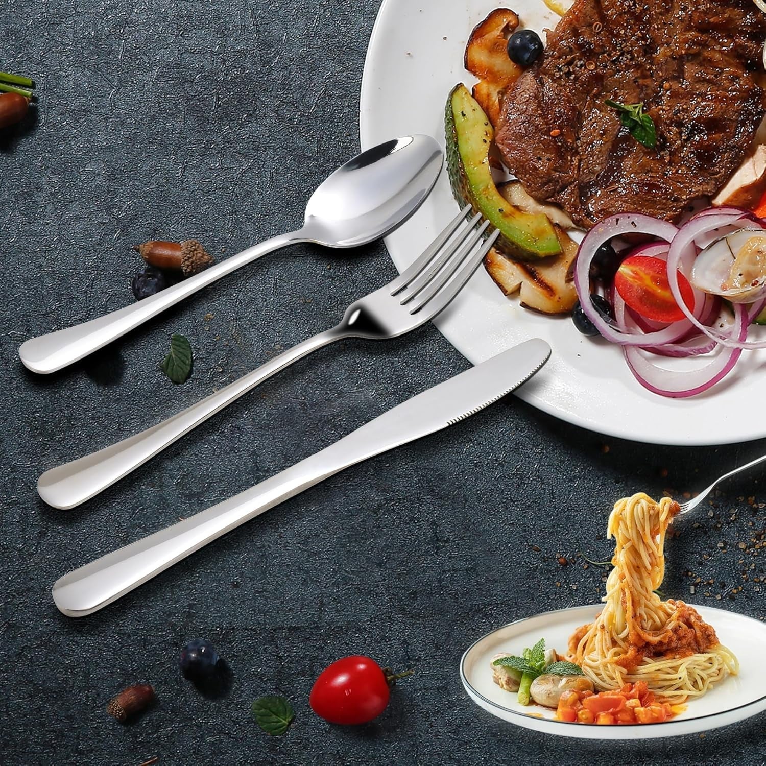 Ménagère Kitchenboss pour 6 personnes : Ménagère 20 ou 30 pièces Kitchen Naty Shop