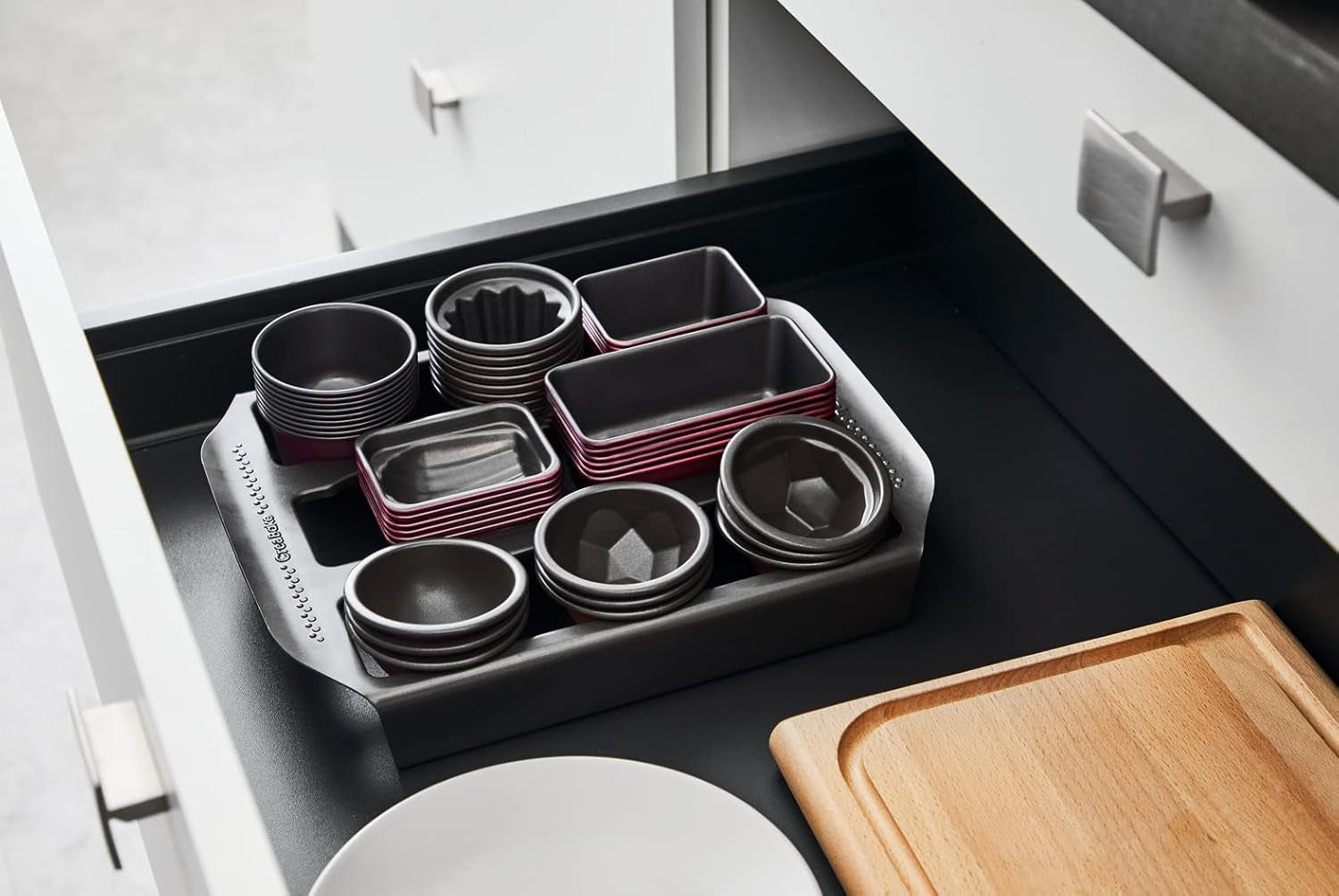 Tefal Creabake J3040104 Kuchenform, 9 Mulden, Antihaftbeschichtung, Austauschbar, Perfektes Backen, Kreative Und Leckere Rezepte, Nicht Compaible Mit Cake Factory, Creabake Moules et plaques à pâtisserie Naty Shop