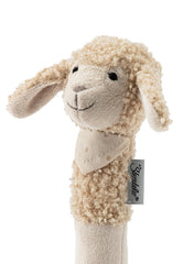 Sterntaler bébé couineur mouton Flocke - Jouet pour bébé en tissus doux - Jouet pour bébé - Premières tentatives d'attraper et de jouer, couleur sable Bebe Toys Naty Shop