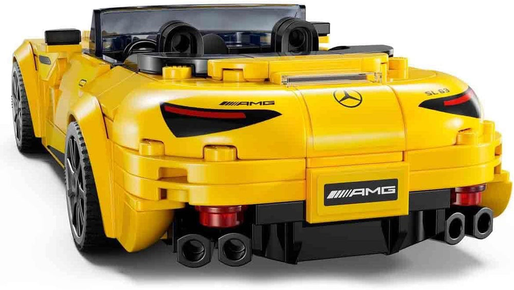LEGO Speed Champions Mercedes-AMG G 63 & Mercedes-AMG SL 63, Bauset mit 2 Spielzeug Autos und 2 Fahrer Minifiguren, Geschenk für Jungen und Mädchen, Modellauto Set, Rennwagen Spielzeug 76924