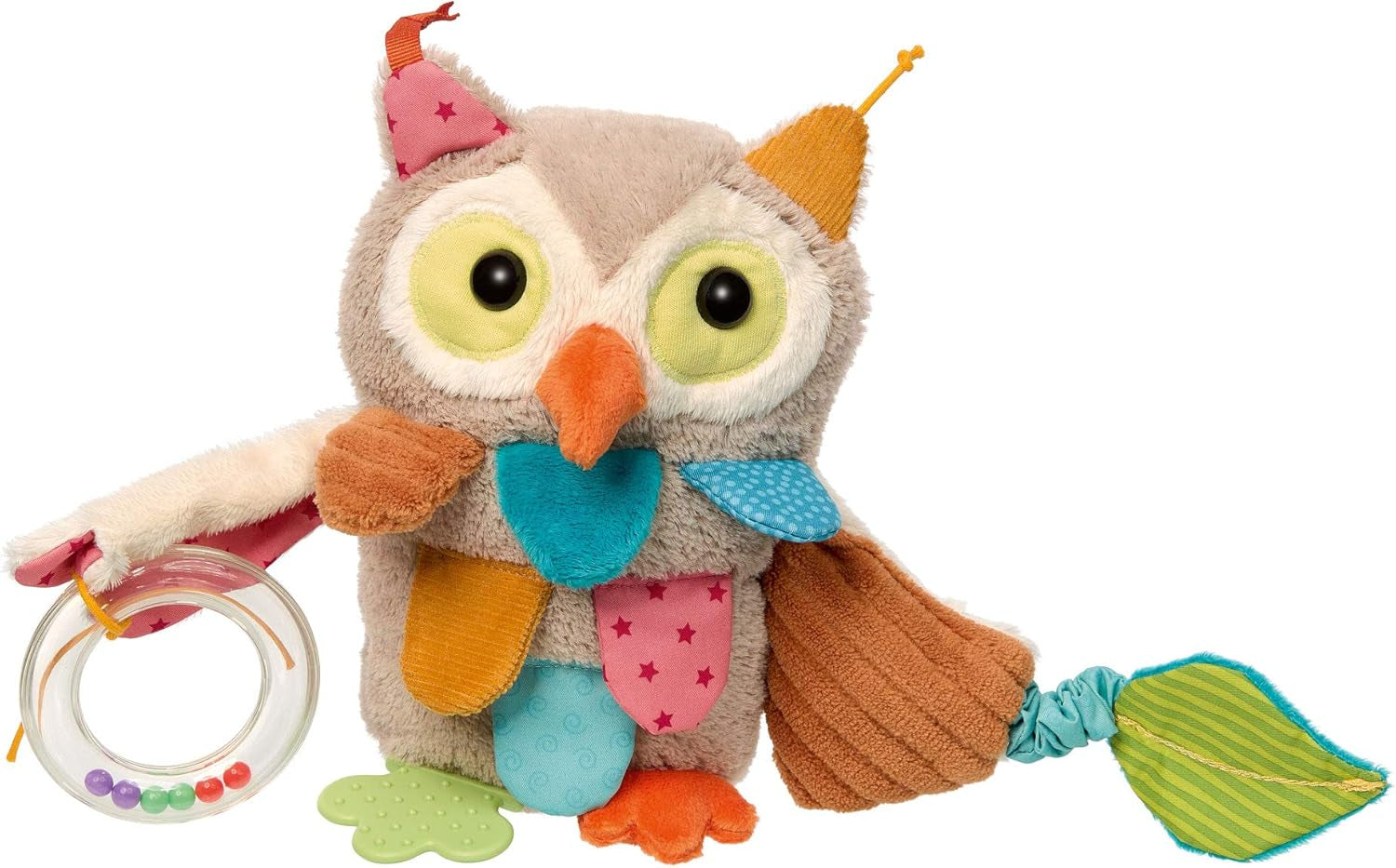 SIGIKID 40104 Poisson actif Baby Activity PlayQ Jouet pour enfants filles et garçons recommandé à partir de 3 mois multicolore Jouets bébé Naty Shop Multicolore / hibou